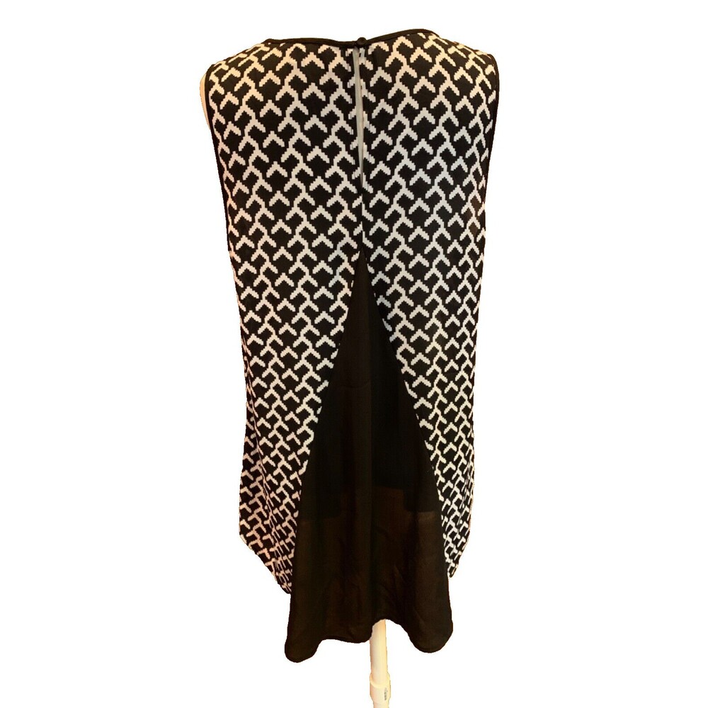 DR2 Large Chiffon Long Tunic Semi Sheer High Low Hem Fairy Core Lightweight